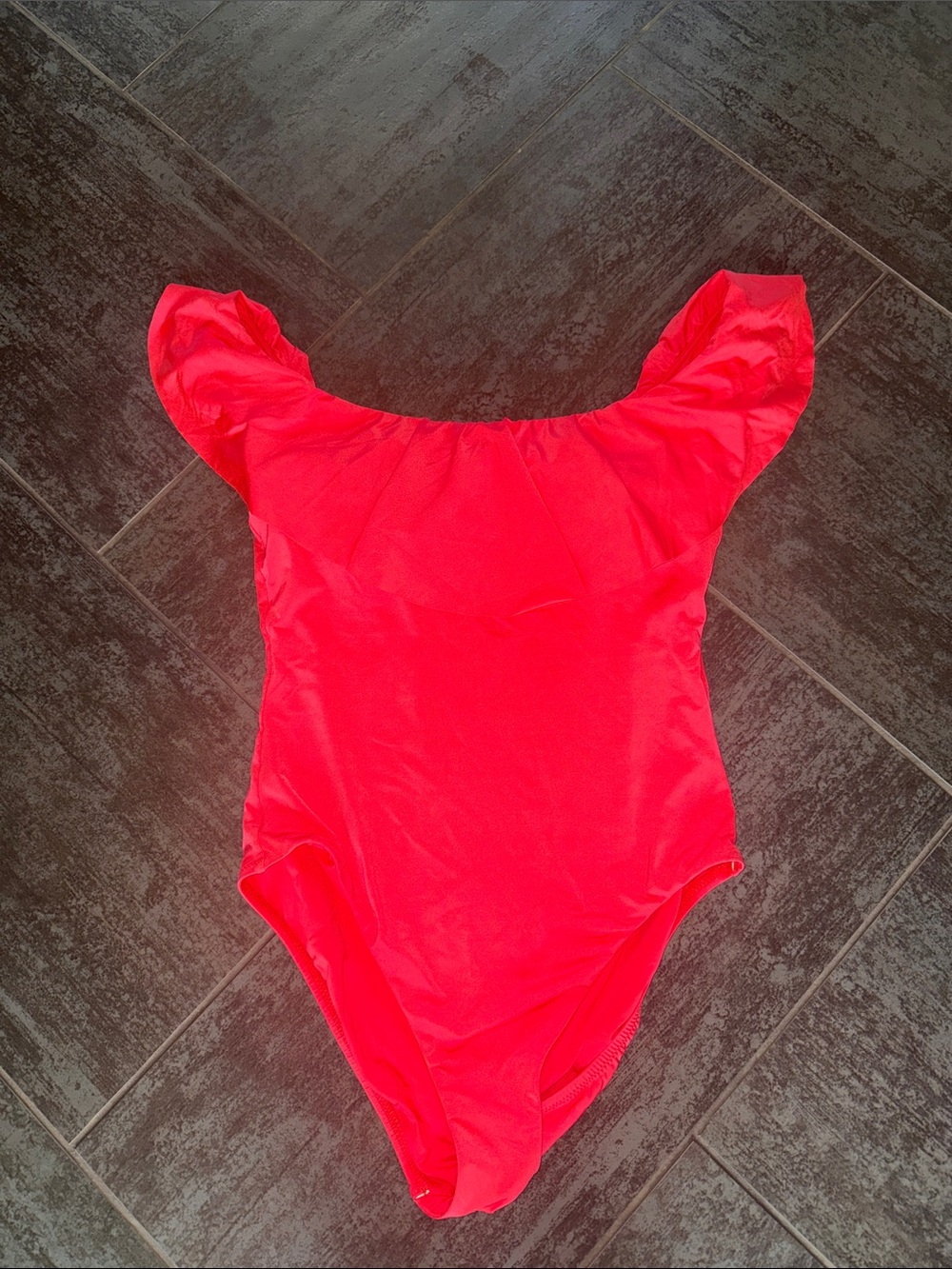 Trina Turk Bright tomato Red One-Piece Swimsuit